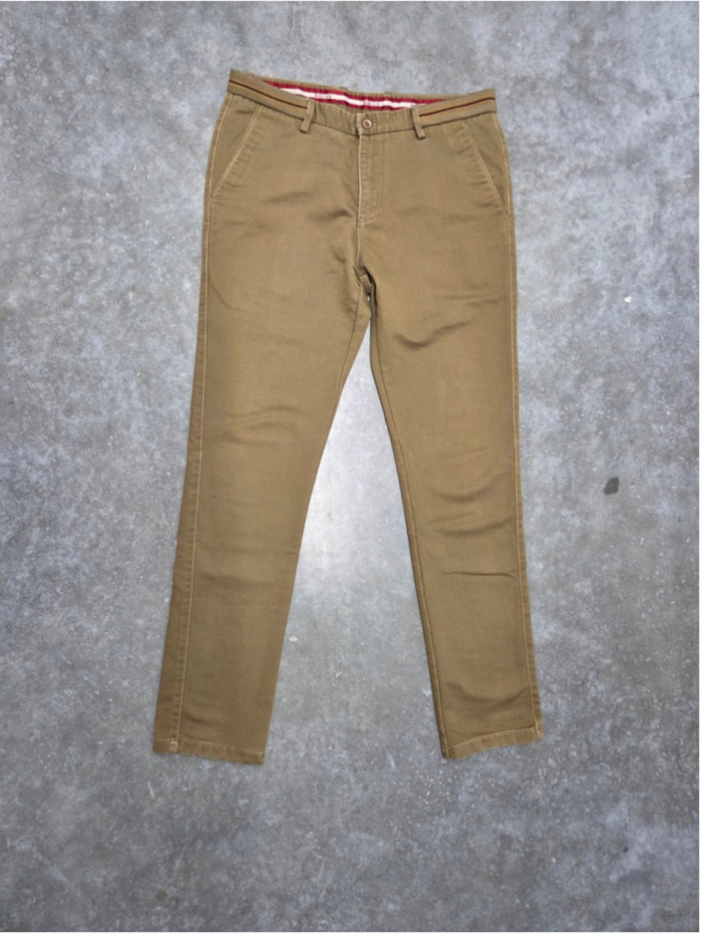 Vintage Bally Men's Slim Straight Khaki Pants 35x32.5